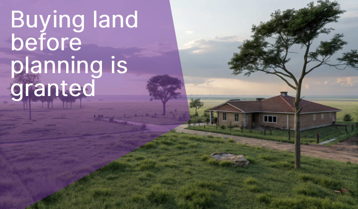 bridging finance for a land plot before planning